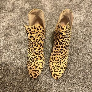 Steve Madden Animal Print Ankle Booties